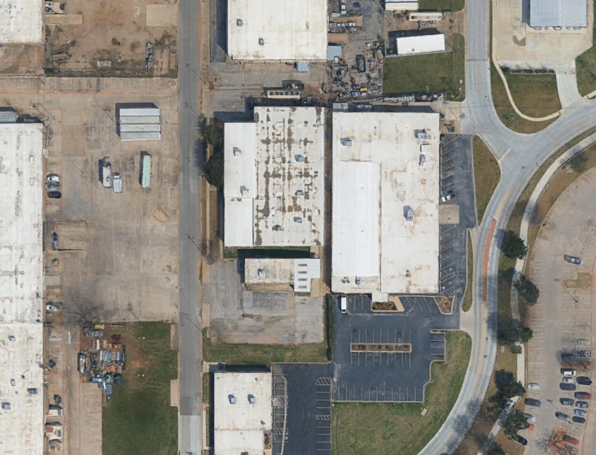 Map of Aereos headquarters in Euless, Texas